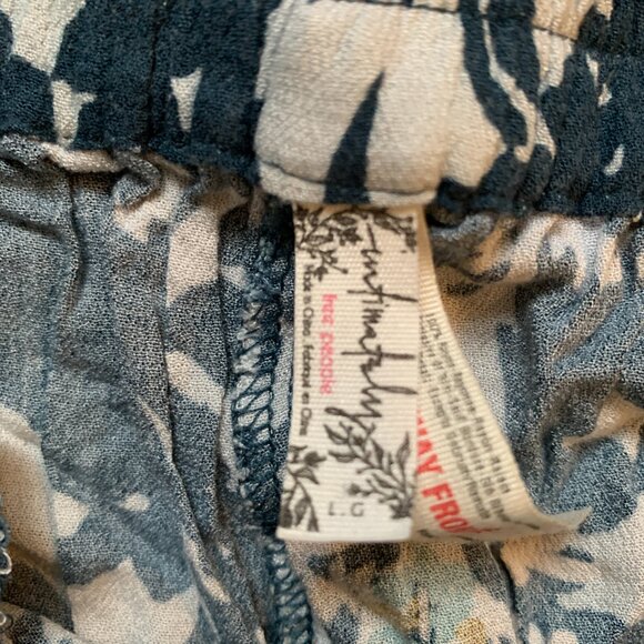 Intimately by Free People Turquoise Teal Flowy Pants | Size L - Picture 8 of 9